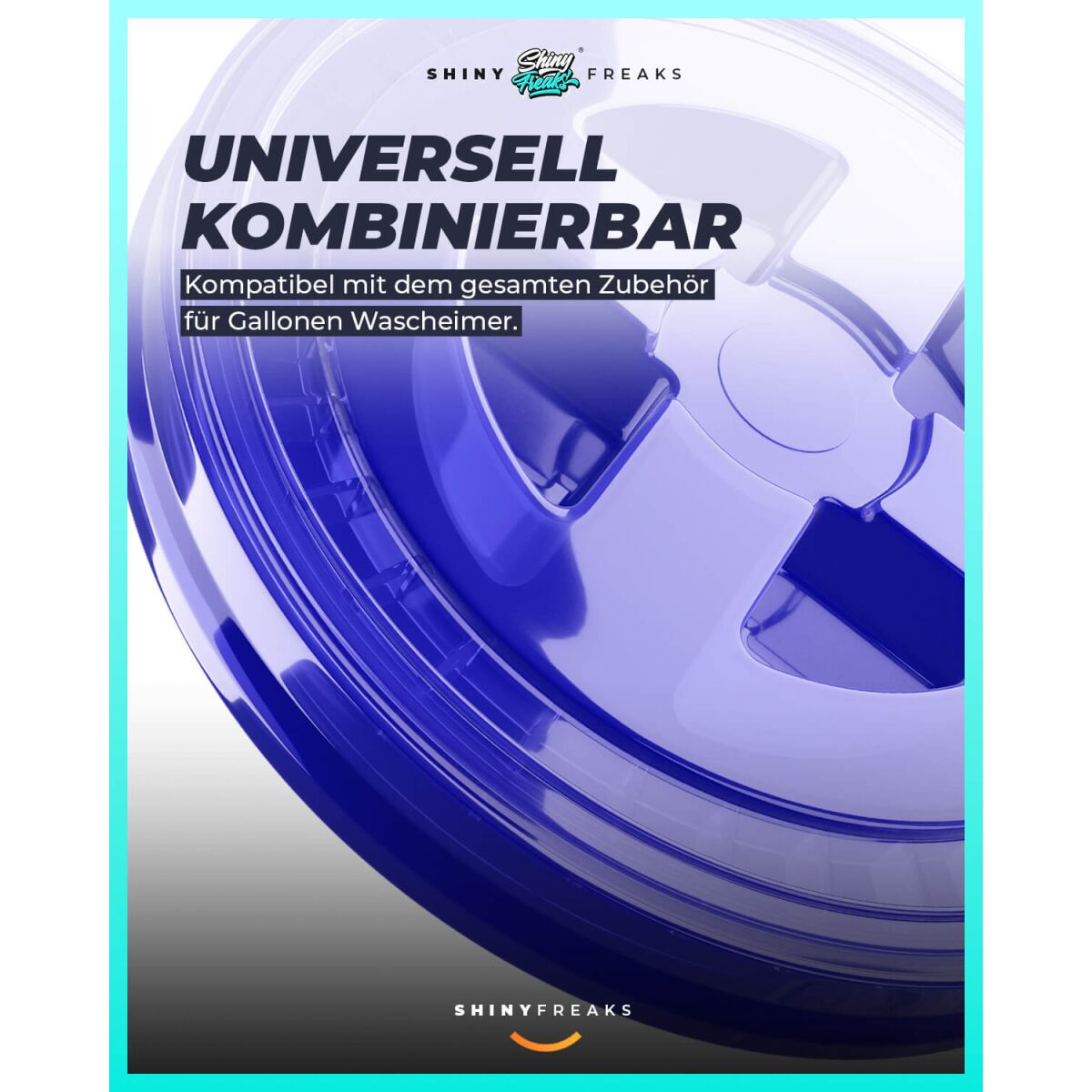 chemicalworkz Performance Buckets Wascheimer 5GAL Blau Transparent Bild 3