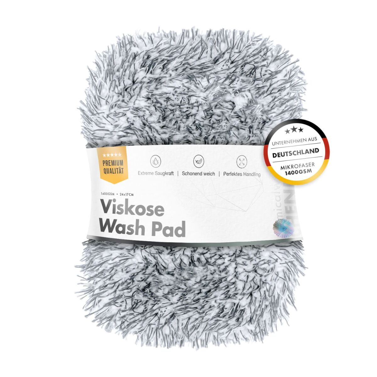 chemicalworkz Wash Pad 1400GSM Grau 24×17cm