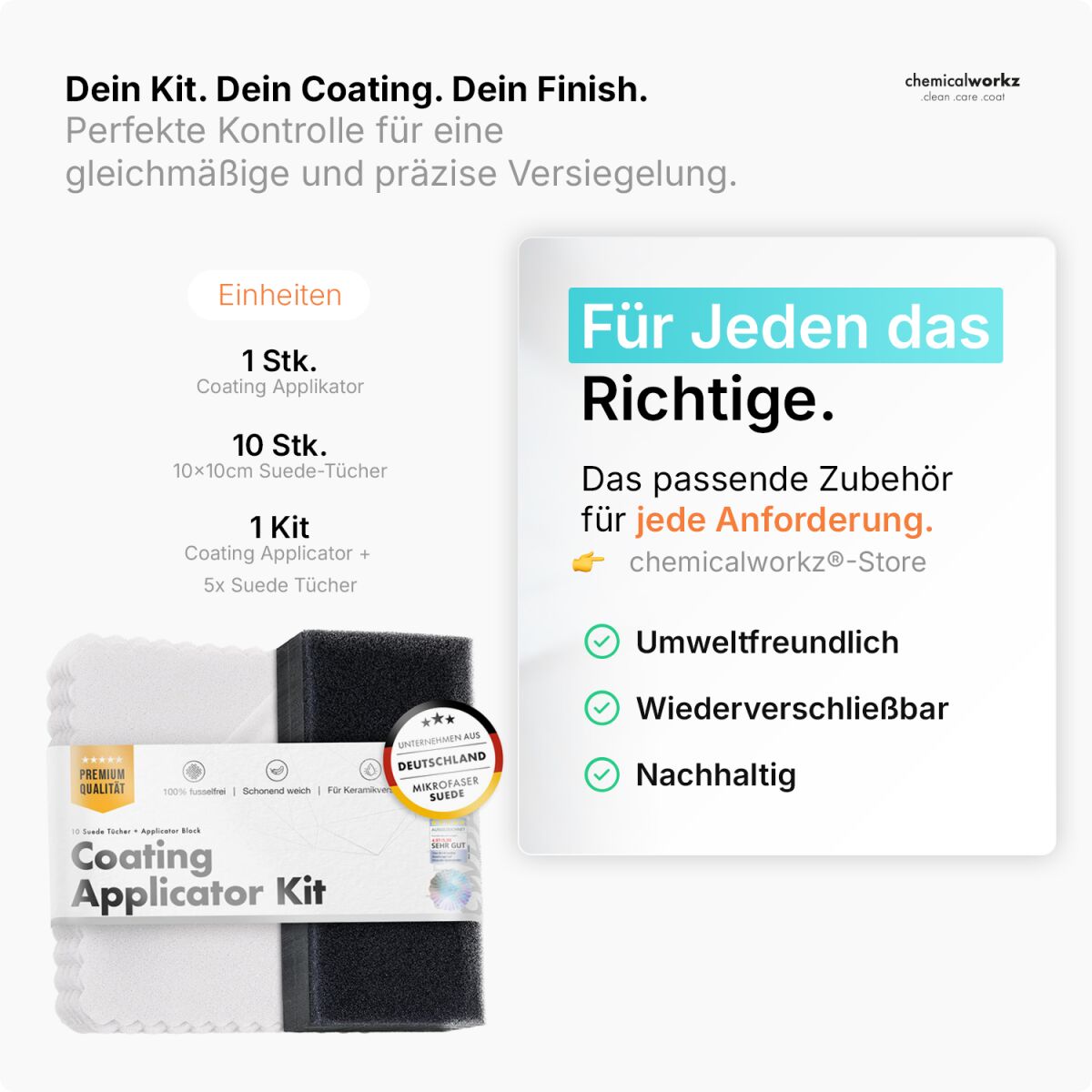 chemicalworkz Coating Applicator Kit Bild 4