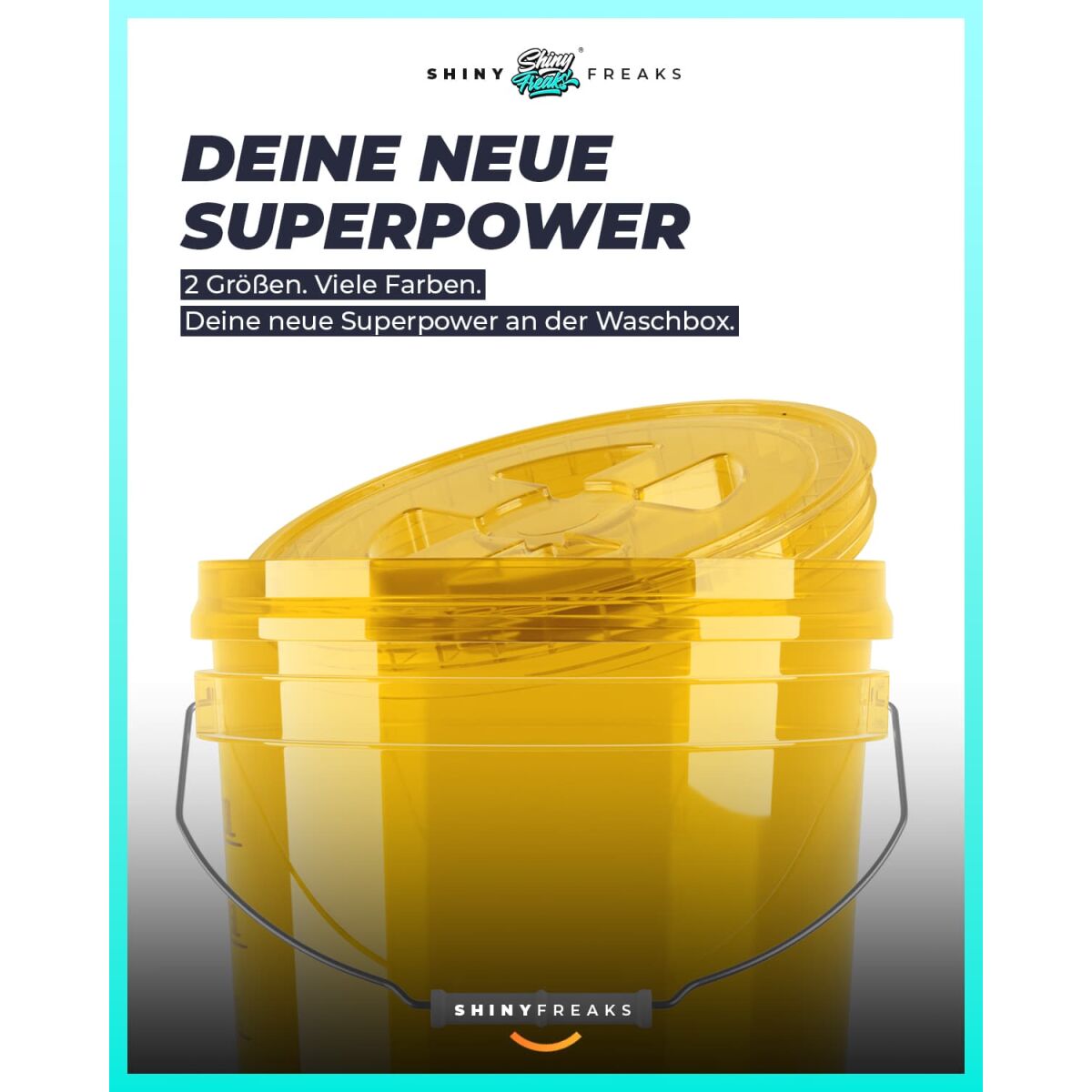 chemicalworkz Performance Buckets Wascheimer 3,5GAL Gold Transparent Bild 4