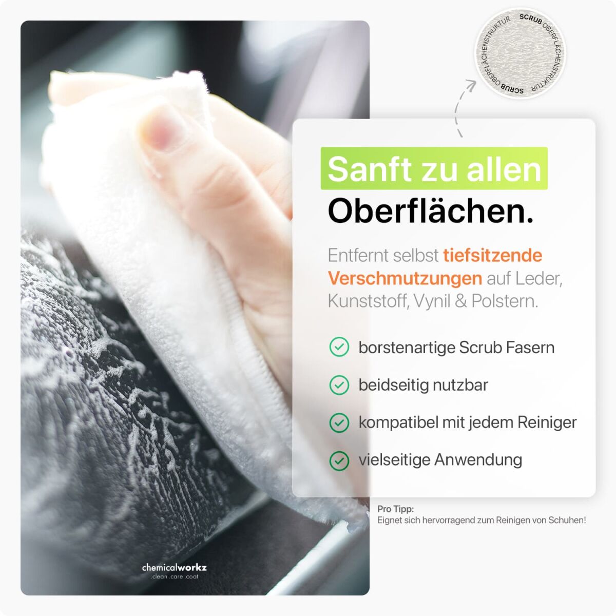 chemicalworkz Interior Cleaning Scrub Pad V2 Bild 2