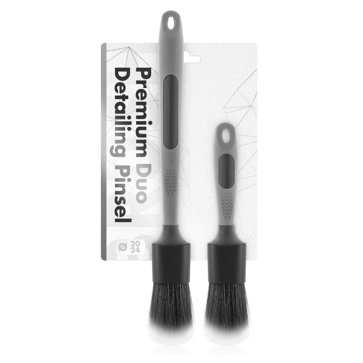 chemicalworkz Ultra Soft Duo Brush Set Grau