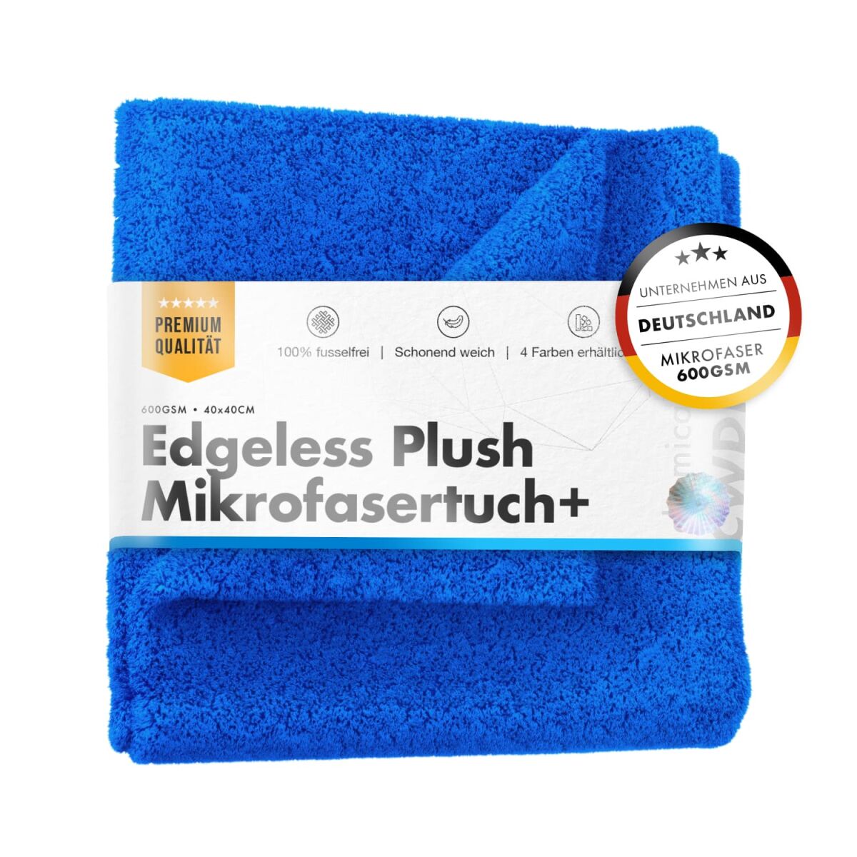 chemicalworkz Edgeless Plush Towel 600GSM Blau Poliertuch 40×40cm