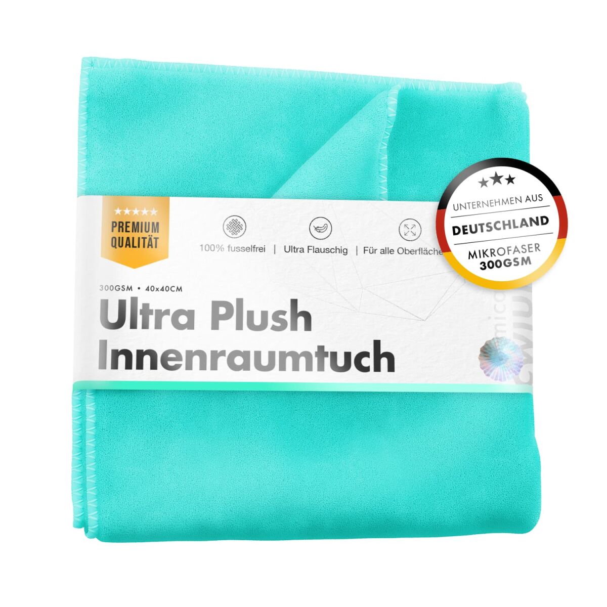 chemicalworkz Interior Ultra Plush Towel 300GSM Türkis Innenraumtuch 40x40cm