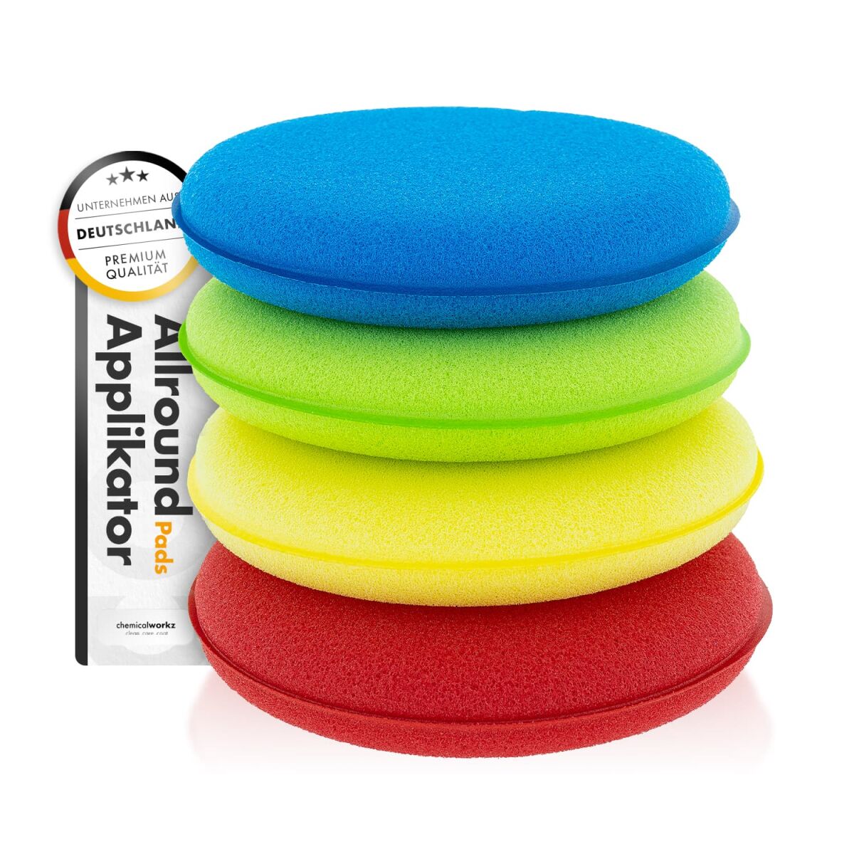chemicalworkz Allrounder Hand Applicator Handapplikator Bunt 4Stk.