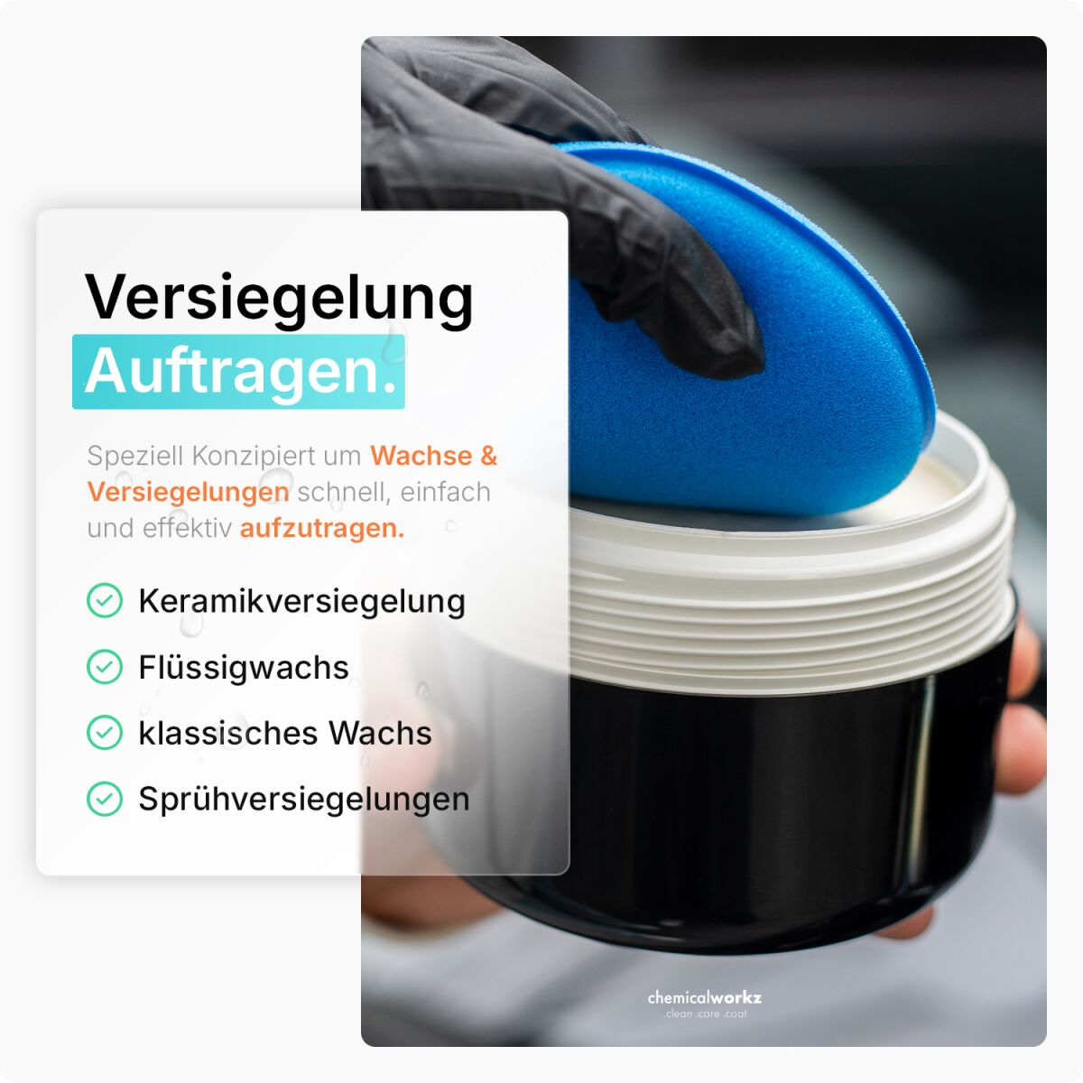 chemicalworkz Allrounder Hand Applicator Handapplikator Bunt 4Stk. Bild 3