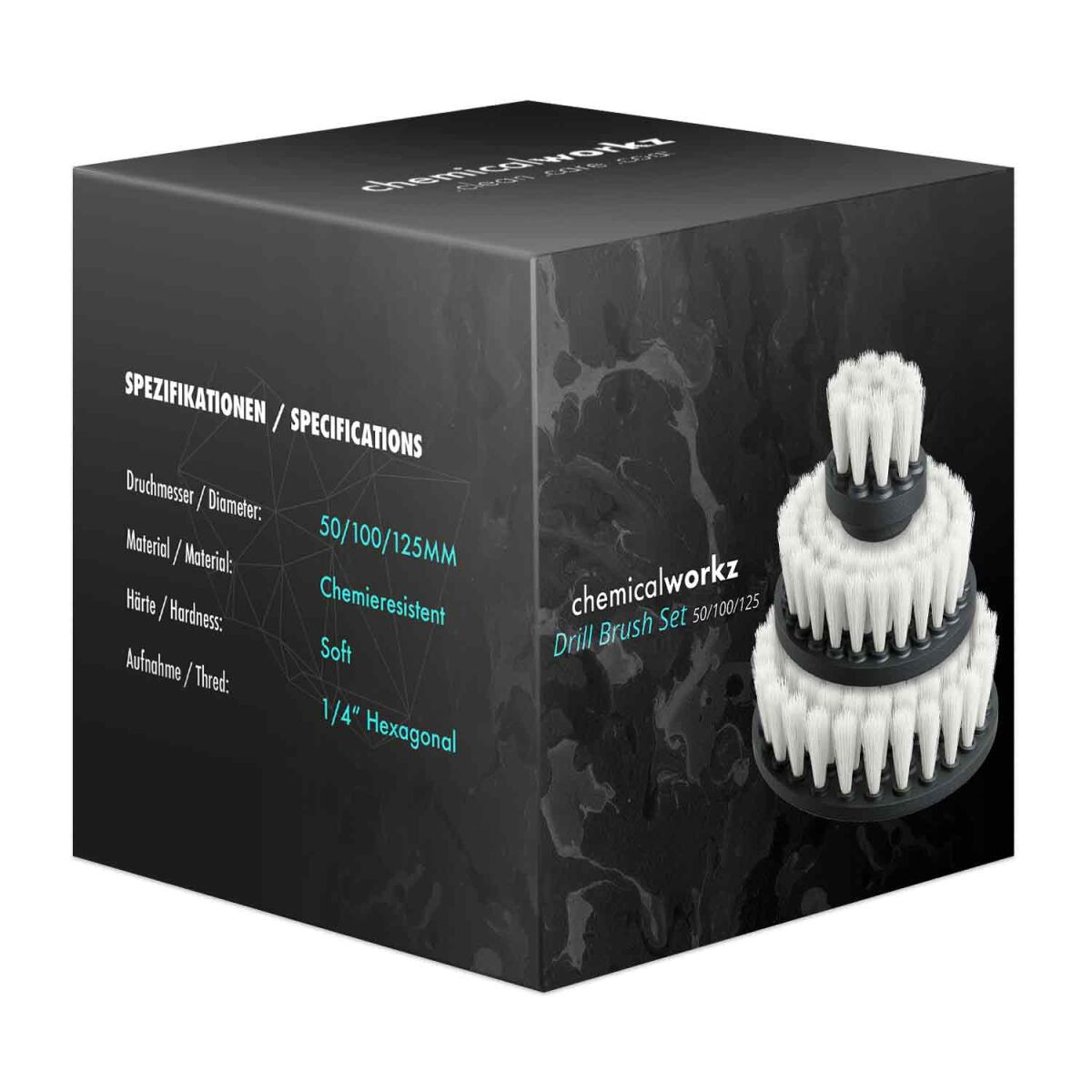 chemicalworkz Drill Brush Set Reinigunsbürsten