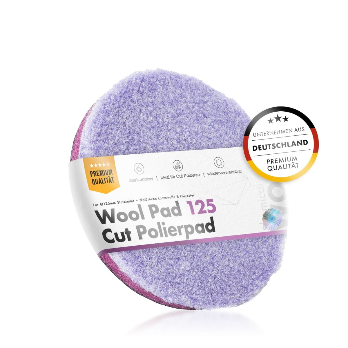 chemicalworkz Wool Cutting Perfomance Pad 125mm Bild 1