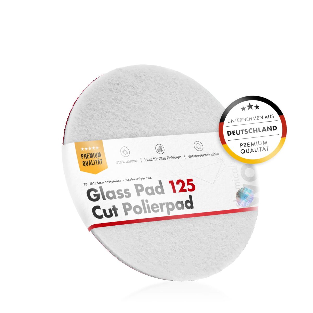 chemicalworkz Glass Felt Perfomance Pad 125mm Bild 1