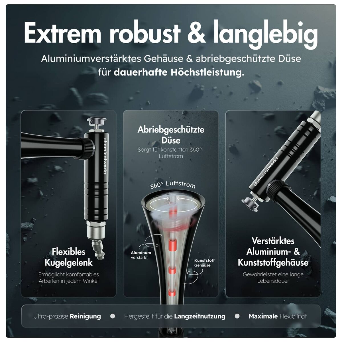 chemicalworkz Mini Air Gun Druckluft Ausblaspistole Bild 2