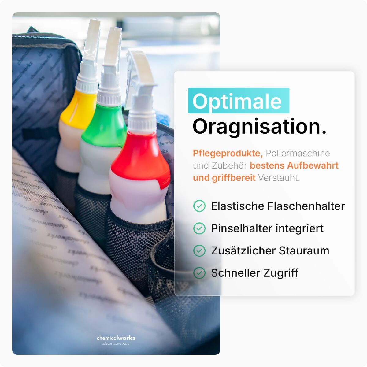 chemicalworkz Detailing Bag Large Aufbewahrungstasche Bild 2