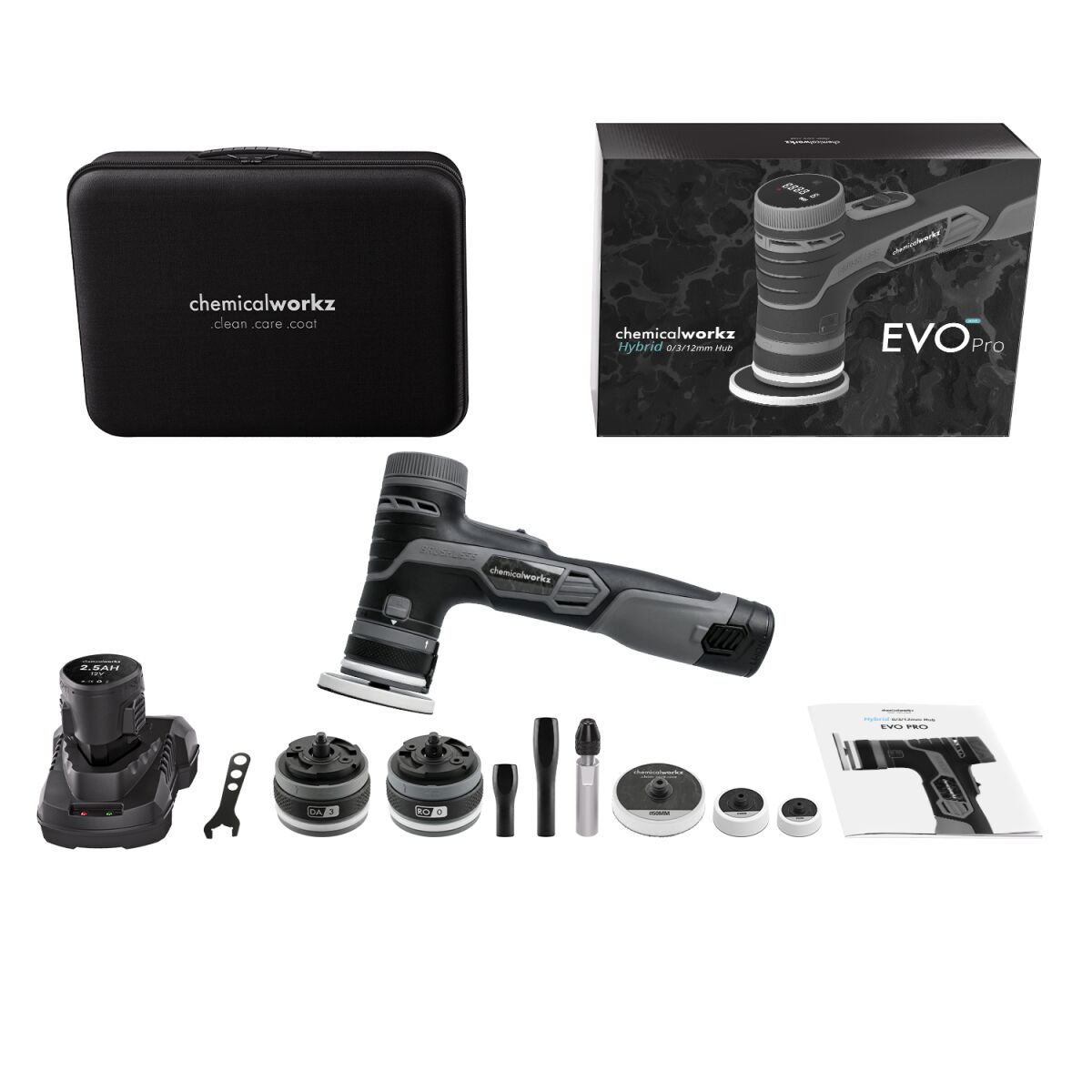 chemicalworkz EVO Mini Pro Akku Hybrid-Exzenter Poliermaschine Bild 2