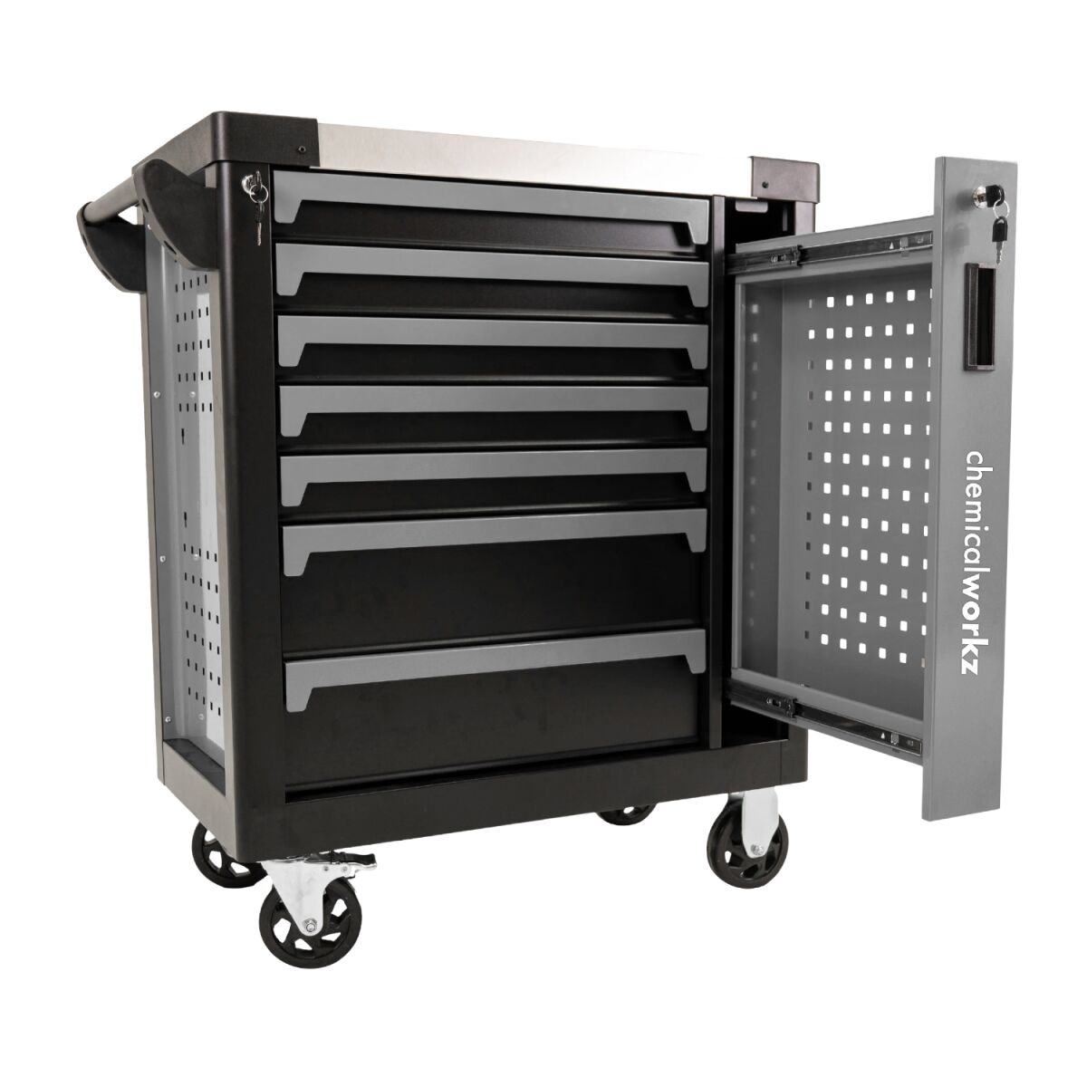 chemicalworkz Professional Tool Cart Werkzeugwagen 254tlg.