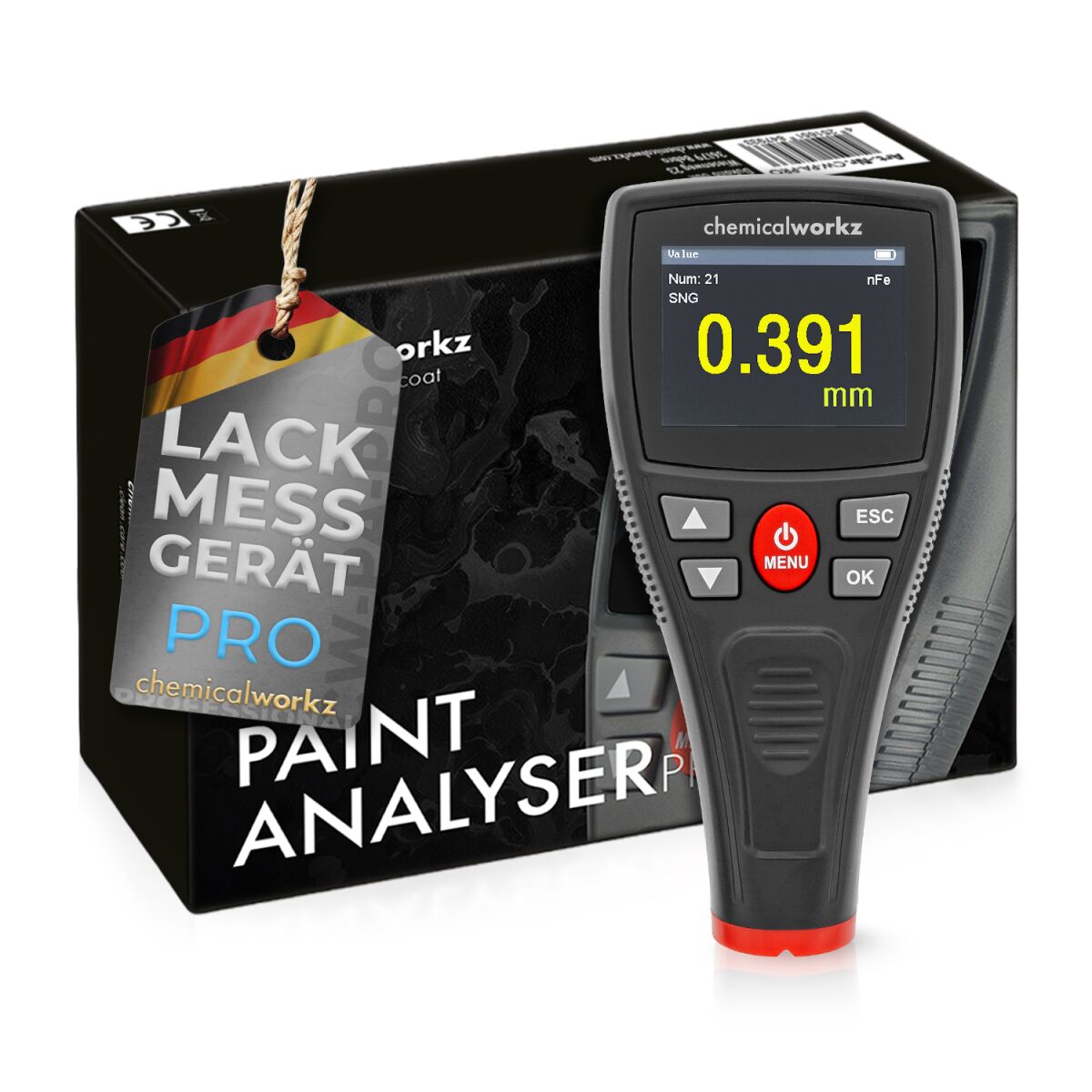 chemicalworkz Paint Analyser Pro Lackschichtdickenmessgerät