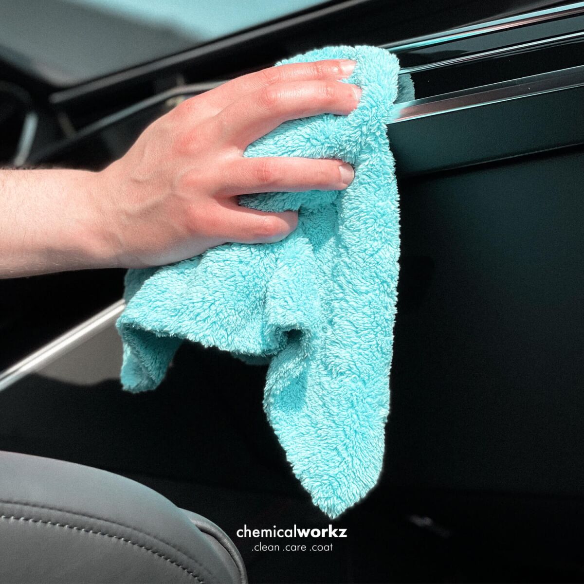 chemicalworkz Edgeless Soft Touch Towel 500GSM Blau Poliertuch 40×40cm Bild 5